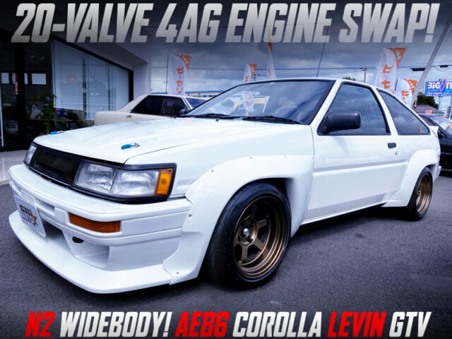 20V 4AG SWAP and N2 WIDEBODY MODIFIED AE86 LEVIN GTV.