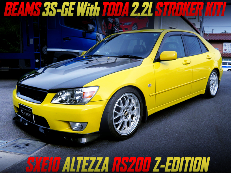 BEAMS 3S-GE with TODA 2.2L KIT into ALTEZZA RS200 Z-ED.