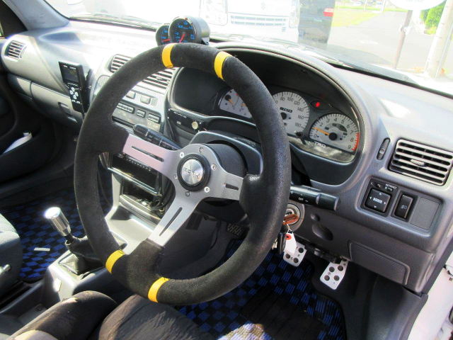 DRIVER'S DASHBOARD and STEERING.