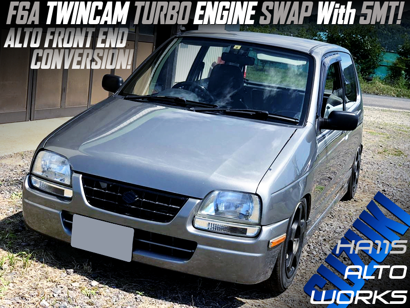 F6A TWINCAM TURBO ENGINE SWAP and ALTO FRONT END CONVERSION to HA11S ALTOWORKS.