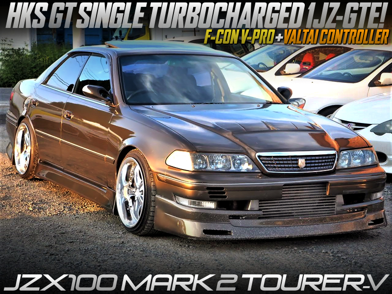 1JZ with HKS GT TURBINE and F-CON V-PRO into JZX100 MARK2 TOURER-V.