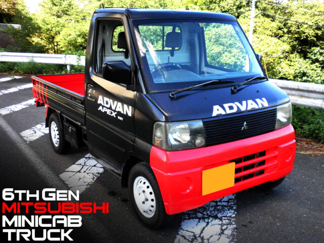 ADVAN RACING TWO-TONE PAINTED 6th Gen MINICAB TRUCK.