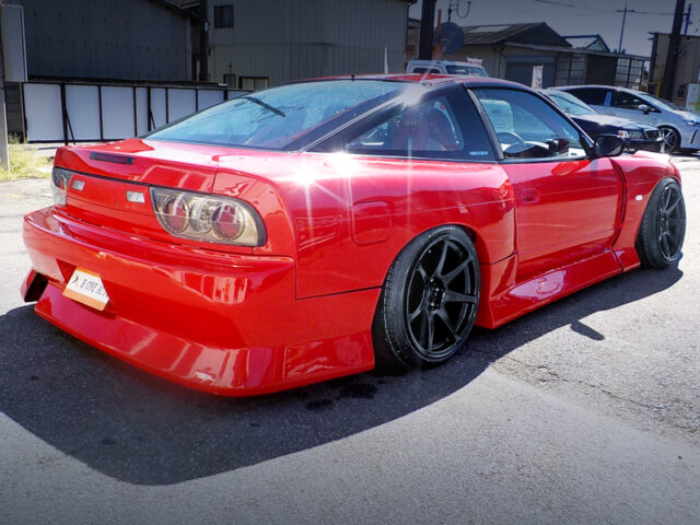 REAR EXTERIOR of NISSAN 180SX TYPE-X.