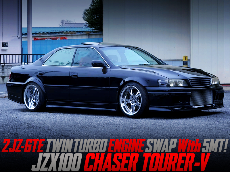 2JZ-GTE TWIN TURBO ENGINE SWAP with 5MT into JZX100 CHASER TOURER-V.