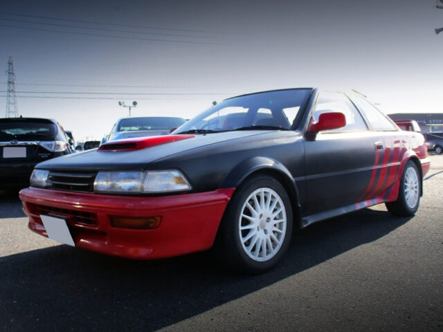 FRONT EXTERIOR of ADVAN TWO-TONE AE92 LEVIN GT-Z.