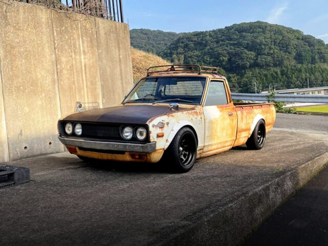 FRONT EXTERIOR of D21 DATSUN TRUCK to 620 BODY CONVERSION.