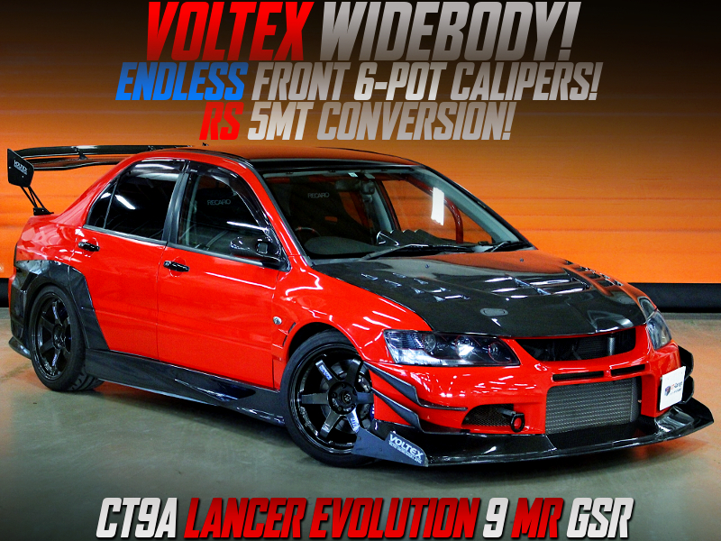 VOLTEX WIDEBODY, RS 5MT, ENDLESS 6-POT CALIPERS MODIFIED CT9A LANCER EVOLUTION 9 MR GSR.