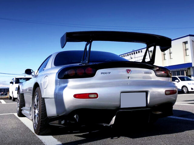 REAR EXTERIOR of WIDEBODY FD3S RX-7.