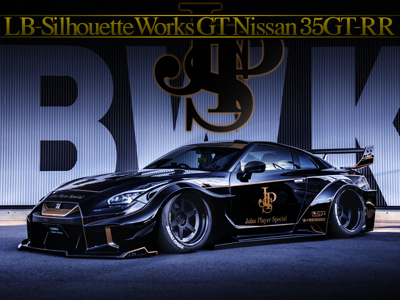 JPS LIVERY and LB-Silhouette Works GT BODY KIT modified R35 GT-R.