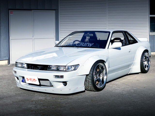 FRONT EXTERIOR of ROCKET BUNNY WIDEBODY S13 SILVIA Ks.