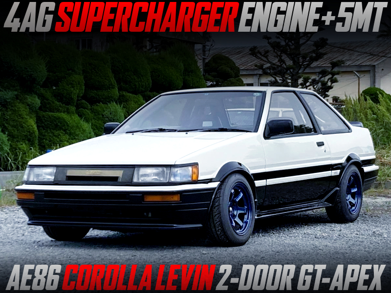 4AGE SUPERCHARGER ENGINE into AE86 COROLLA LEVIN GT-APEX.