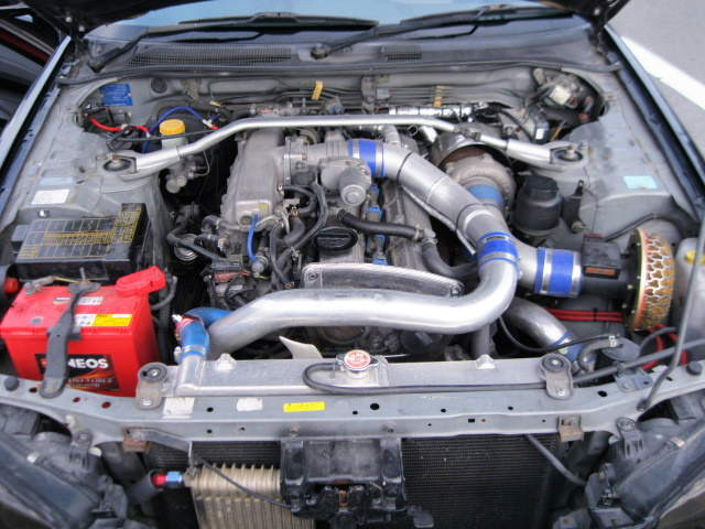 NEO 6 RB25DET With HKS TOP MOUNTED GT3037 SINGLE TURBO.