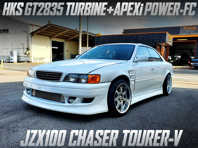 GT2835 TURBO and POWER-FC ECU MODIFIED JZX100 CHASER TOURER-V.