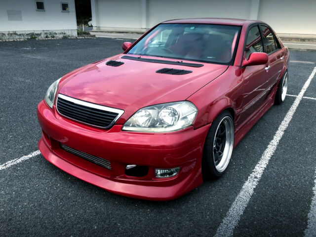 FRONT EXTERIOR of CANDY RED JZX110 MARK 2 iR-V.