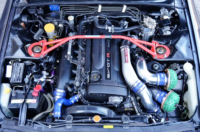 RB26 With 2.7L STROKER and HKS GT-SS TWIN TURBO.