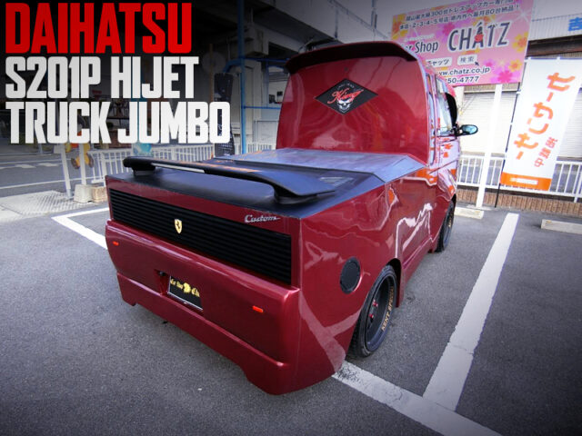 WIDEBODY and LOUVER TAIL MODIFIED S201P HIJET TRUCK JUMBO.