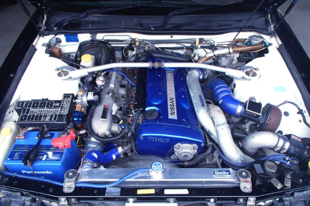 RB26DETT ENGINE with HKS GT-SS TWIN TURBO.