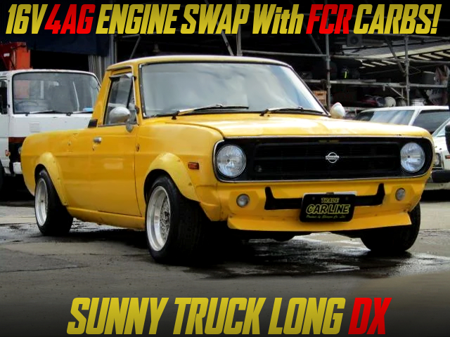 16V 4AG SWAP With FCR CARBS into SUNNY TRUCK LONG DX.