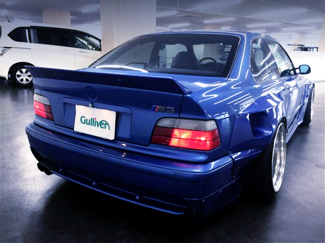 REAR EXTERIOR of E36 BMW M3 COUPE.