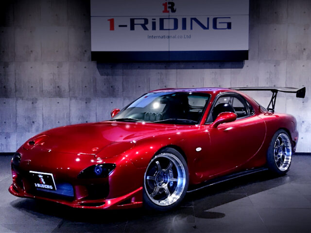 FRONT EXTERIOR of RED FD3S EFINI RX-7.