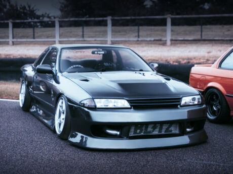 FRONT EXTERIOR of STANCE HCR32 SKYLINE 2-DOOR GTS-t TYPE-M.