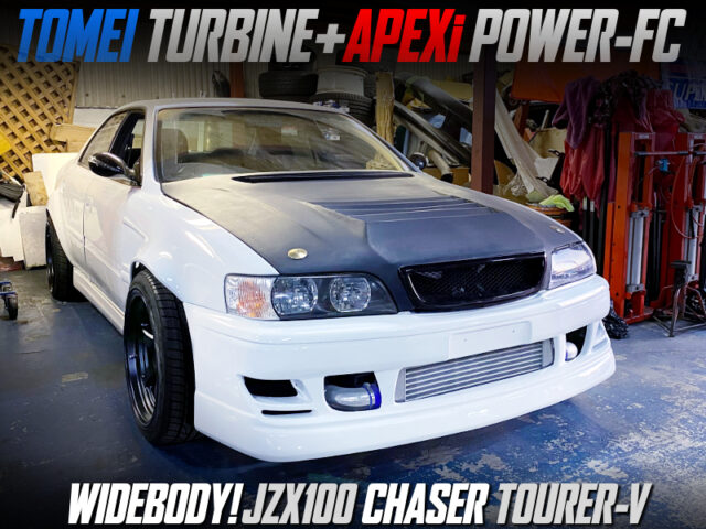 TOMEI TURBOCHARGER and POWER-FC ECU MODIFIED WIDEBODY JZX100 CHASER TOURER-V.