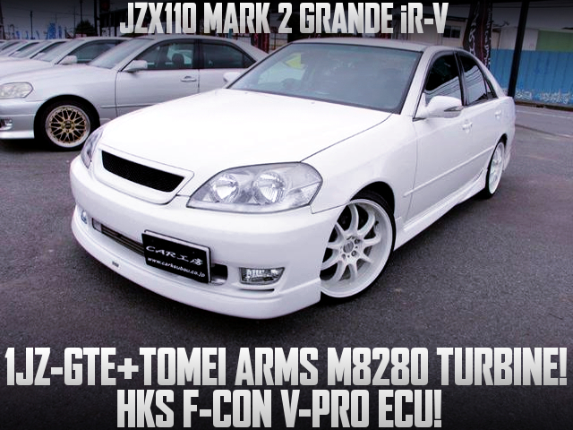 1JZ-GTE with TOMEI ARMS M8280 TURBINE into JZX110 MARK 2.