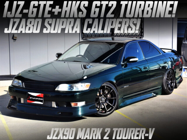 HKS GT2 SINGLE TURBOCHARGED 1JZ-GTE into JZX90 MARK 2 TOURER-V.