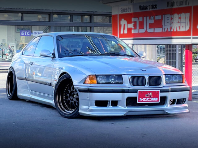 FRONT EXTERIOR of PANDEM WIDEBODY E36 BMW 318is.