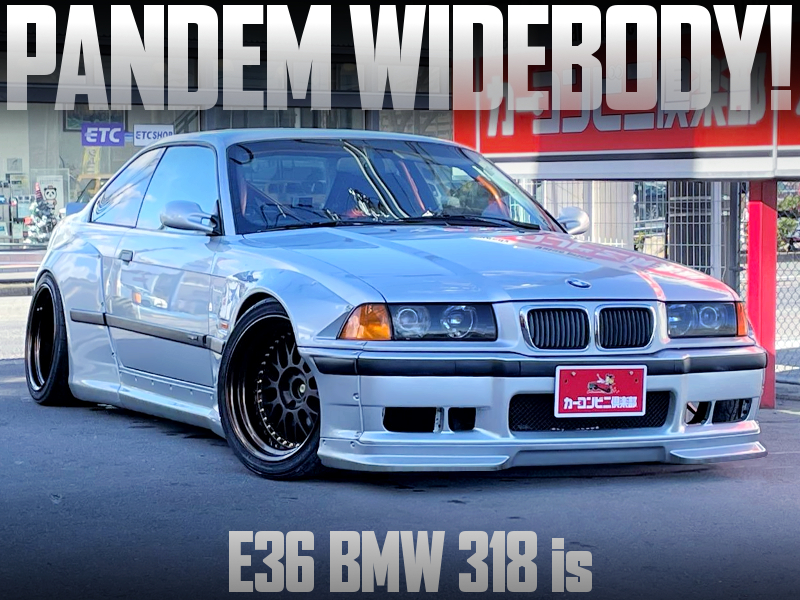 PANDEM WIDEBODY MODIFIED E36 BMW 318is 2-DOOR COUPE.
