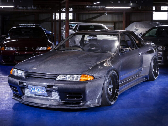 FRONT EXTERIOR of ACTIVE CARBO WIDEBODY R32GT-R.