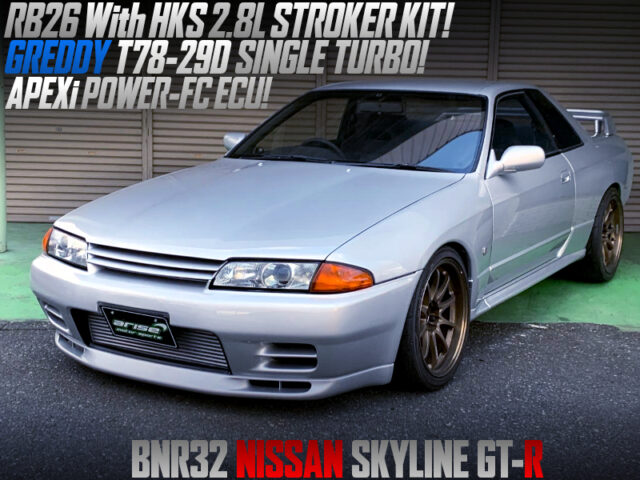 2.8L T78-29D SINGLE TURBOCHARGED RB26 ENGINE into R32GT-R.