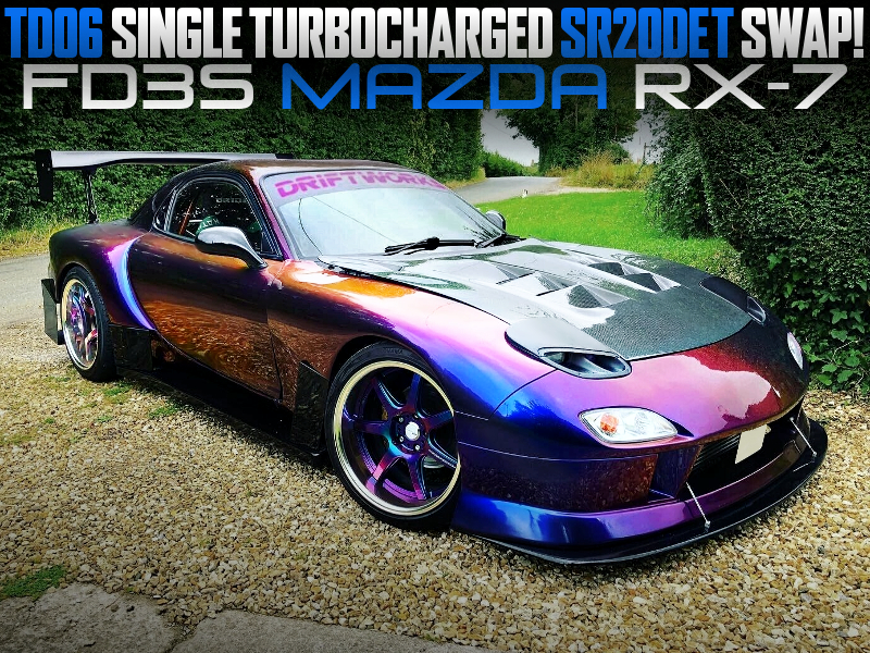 TD06 SINGLE TURBOCHARGED SR20DET SWAPPED WIDEBODY FD3S RX7.