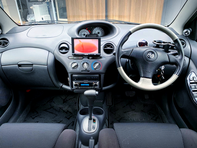 INTERIOR DASHBOARD of BLUE NCP13 VITZ RS.