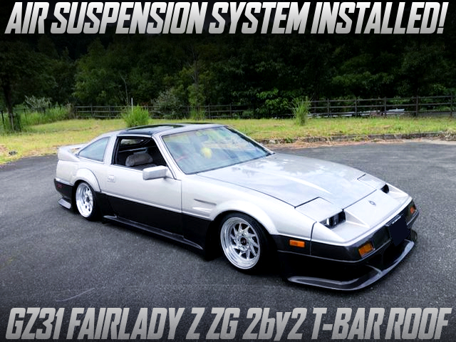AIR SUSPENSION SYSTEM INSTALLED GZ31 FAIRLADY Z ZG 2BY2 T-BAR ROOF.