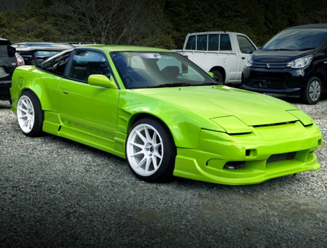FRONT EXTERIOR of ORIGIN WIDE BODIED 180SX TYPE-X.