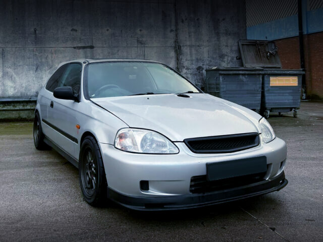 FRONT EXTERIOR of 6th Gen EJ9 CIVIC HATCH.