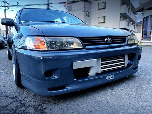 FRONT MOUNT INTERCOOLER of AE100G COROLLA TOURING WAGON.