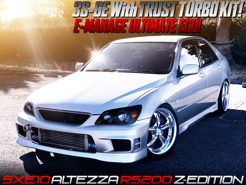 TRUST TURBOCHARGED 3S-GE into SXE10 ALTEZZA RS200 Z-EDITION.