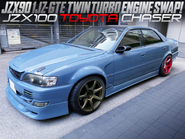 JZX90 1JZ-GTE TWIN TURBO ENGINE SWAPPED JZX100 CHASER.