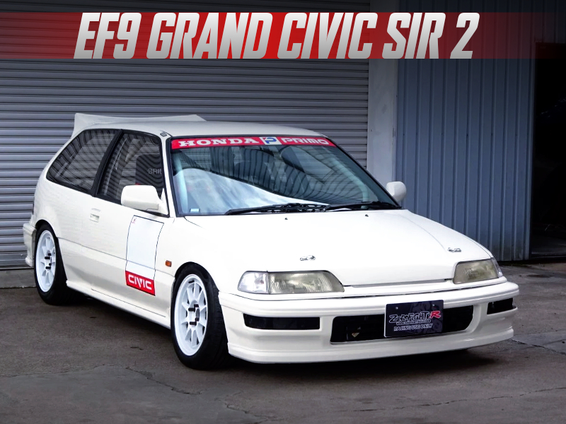 ROLL CAGE and TWO-SEATER MODIFIED EF9 GRAND CIVIC SiR2.