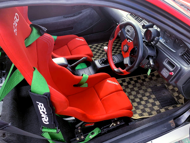 INTERIOR of EJ1 CIVIC COUPE.