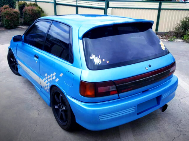REAR EXTERIOR of 3S-GTE TURBO EP82 STARLET.