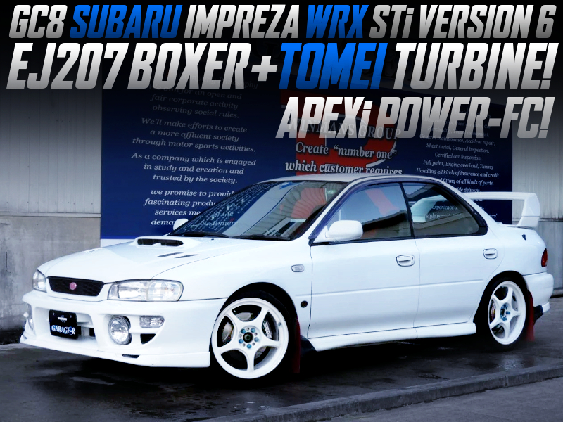 TOMEI TURBOCHARGED EJ207 into GC8 IMPREZA WRX STi VERSION 6.