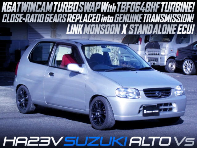 K6A TURBO SWAP With TBF064BHF TURBINE and LINK MONSOON X ECU into HA23V ALTO VAN VS.