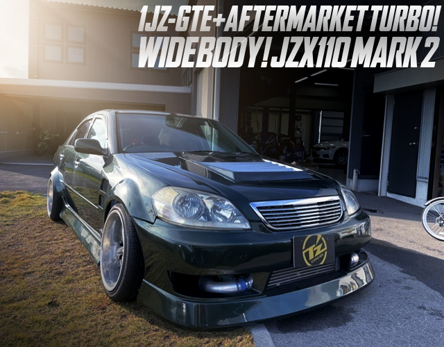 AFTERMARKET TURBOCHARGED 1JZ-GTE into WIDEBODY JZX110 MARK 2.
