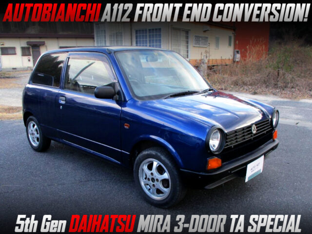 5th Gen L700 MIRA 3-DOOR with AUTOBIANCHI A112 FRONT END CONVERSION.