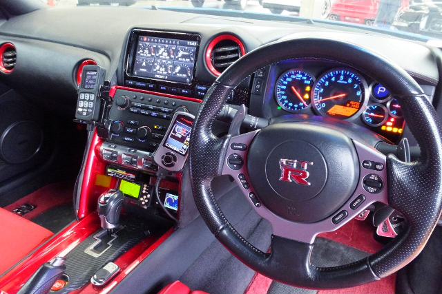 INTERIOR DASHBOARD of LB WORKS WIDE BODIED R35 GT-R.
