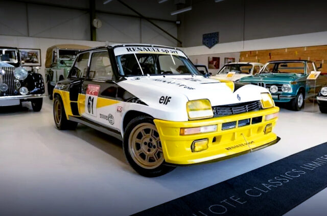 FRONT EXTERIOR of RENAULT 5 TURBO.