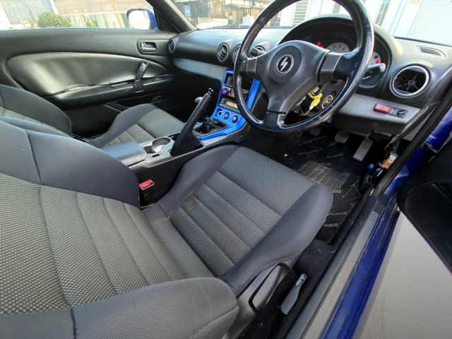 DRIVER'S SIDE DASHBOARD and STEERING of S15 SPEC-S INTERIOR.